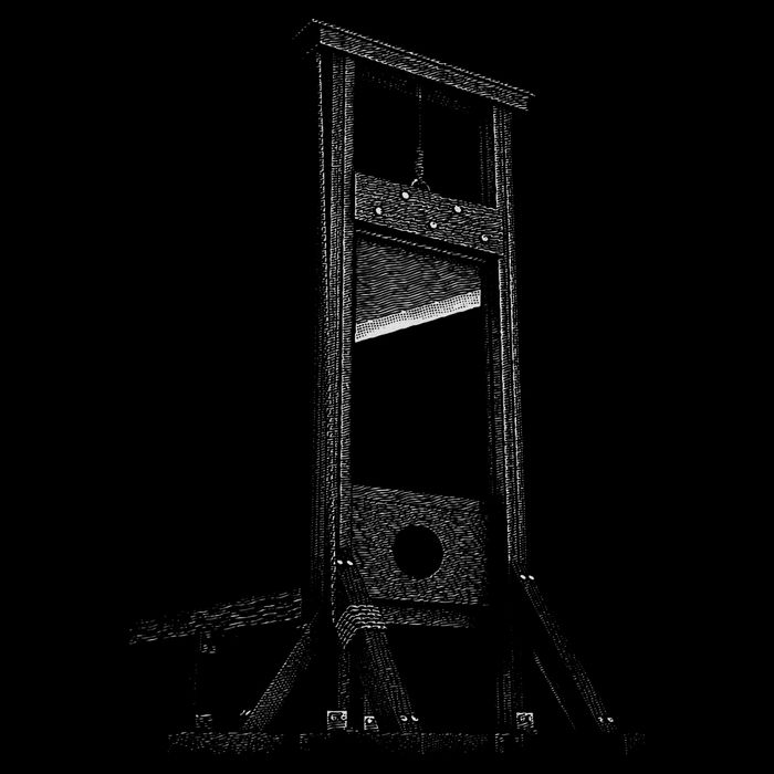 Guillotine Time French Revolution Guillotine Cooling Performance Crew T-Shirt