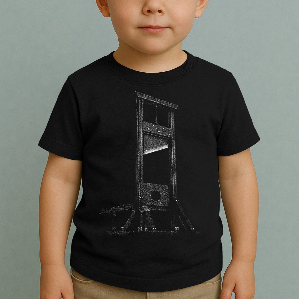 Guillotine Time French Revolution Guillotine Toddler T-Shirt
