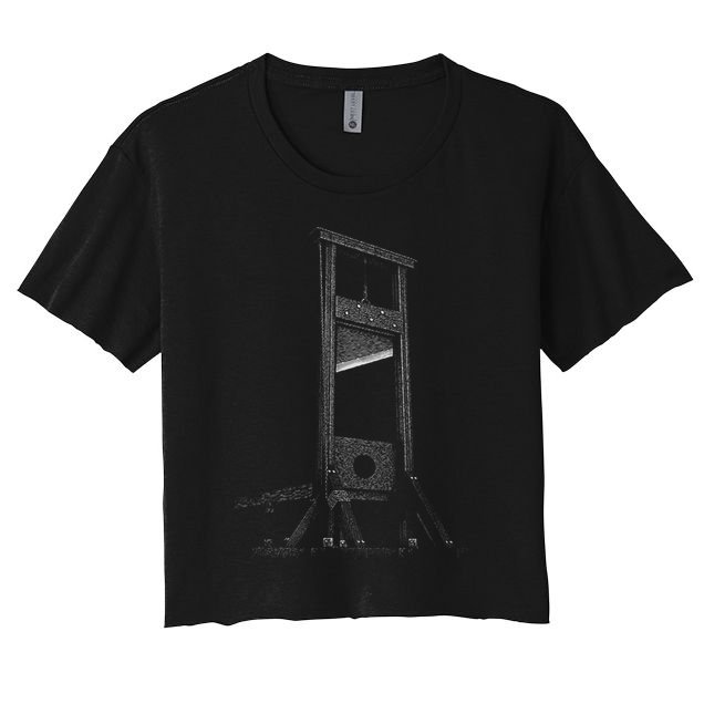 Guillotine Time French Revolution Guillotine Crop Top