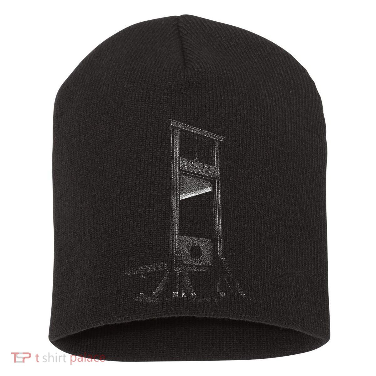 Guillotine Time French Revolution Guillotine Short Acrylic Beanie