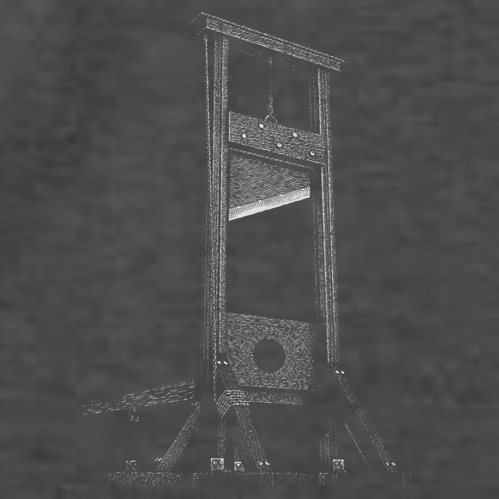 Guillotine Time French Revolution Guillotine Vector Backpack