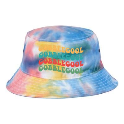 Gobblegool Turkey Funny Colorful Groovy Thanksgiving Tie Dye Newport Bucket Hat