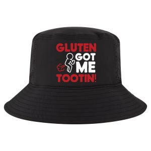 Gluten Tootin Funny Gluten Free Joke Design Gluten Jokes Cool Comfort Performance Bucket Hat