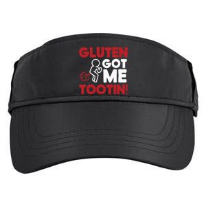 Gluten Tootin Funny Gluten Free Joke Design Gluten Jokes Adult Drive Performance Visor