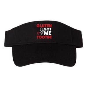 Gluten Tootin Funny Gluten Free Joke Design Gluten Jokes Valucap Bio-Washed Visor