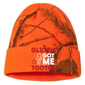 Gluten Tootin Funny Gluten Free Joke Design Gluten Jokes Kati Licensed 12" Camo Beanie