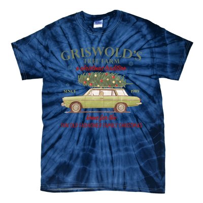 GriswoldS Tree Farm A Christmas Tradition Home For Family Christmas Tie-Dye T-Shirt