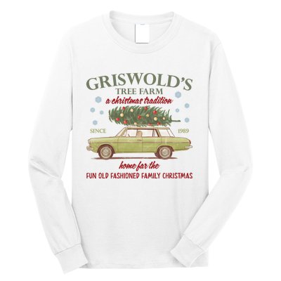 GriswoldS Tree Farm A Christmas Tradition Home For Family Christmas Long Sleeve Shirt