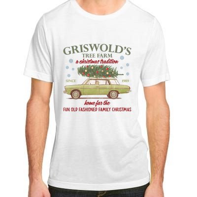 GriswoldS Tree Farm A Christmas Tradition Home For Family Christmas Adult ChromaSoft Performance T-Shirt