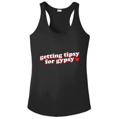 Getting Tipsy For Gypsy Iconic Slogan Gypsy Rose Blanchard Ladies PosiCharge Competitor Racerback Tank