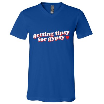 Getting Tipsy For Gypsy Iconic Slogan Gypsy Rose Blanchard V-Neck T-Shirt