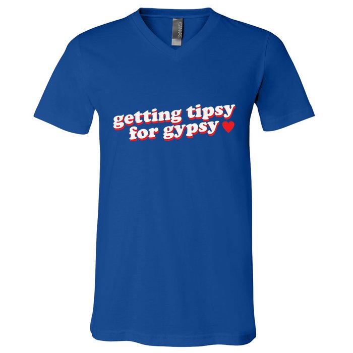 Getting Tipsy For Gypsy Iconic Slogan Gypsy Rose Blanchard V-Neck T-Shirt