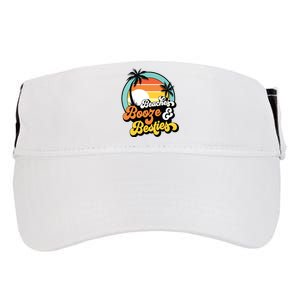 Girl Trip Funny Matching Beaches Booze Besties Best Friends Adult Drive Performance Visor