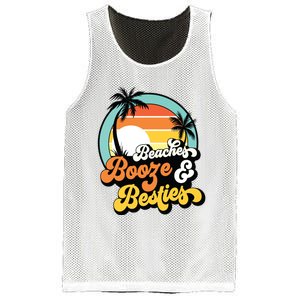 Girl Trip Funny Matching Beaches Booze Besties Best Friends Mesh Reversible Basketball Jersey Tank