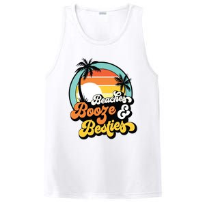 Girl Trip Funny Matching Beaches Booze Besties Best Friends PosiCharge Competitor Tank