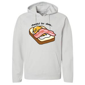 Gudetama Thankful For Sleep Toasty Performance Fleece Hoodie