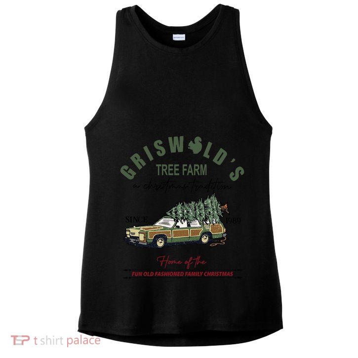 GriswoldS Tree Farm Since 1989 Graphic Cute Gift Meaningful Gift Ladies PosiCharge Tri-Blend Wicking Tank