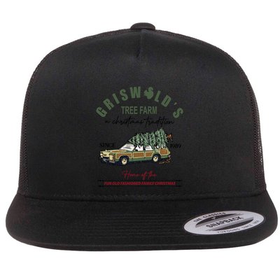 GriswoldS Tree Farm Since 1989 Graphic Cute Gift Meaningful Gift Flatbill Hat