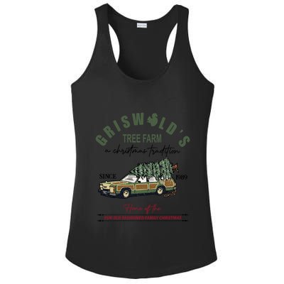 GriswoldS Tree Farm Since 1989 Graphic Cute Gift Meaningful Gift Ladies PosiCharge Competitor Racerback Tank