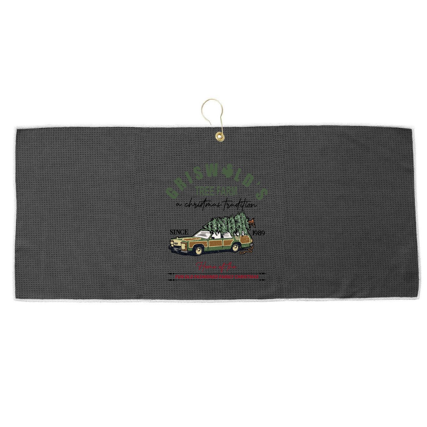 GriswoldS Tree Farm Since 1989 Graphic Cute Gift Meaningful Gift Large Microfiber Waffle Golf Towel