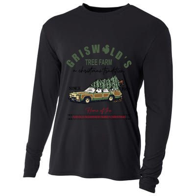 GriswoldS Tree Farm Since 1989 Graphic Cute Gift Meaningful Gift Cooling Performance Long Sleeve Crew