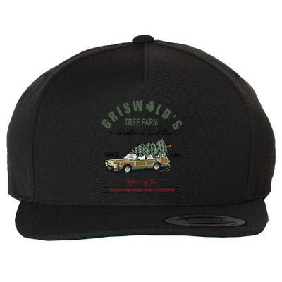GriswoldS Tree Farm Since 1989 Graphic Cute Gift Meaningful Gift Wool Snapback Cap