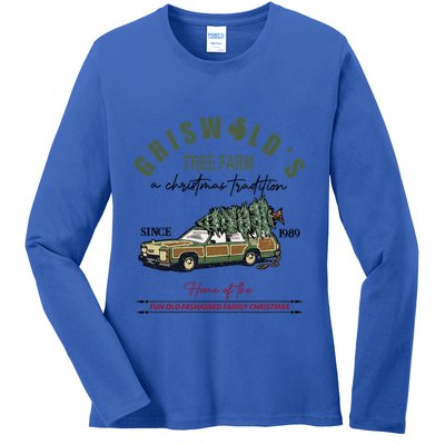 GriswoldS Tree Farm Since 1989 Graphic Cute Gift Meaningful Gift Ladies Long Sleeve Shirt