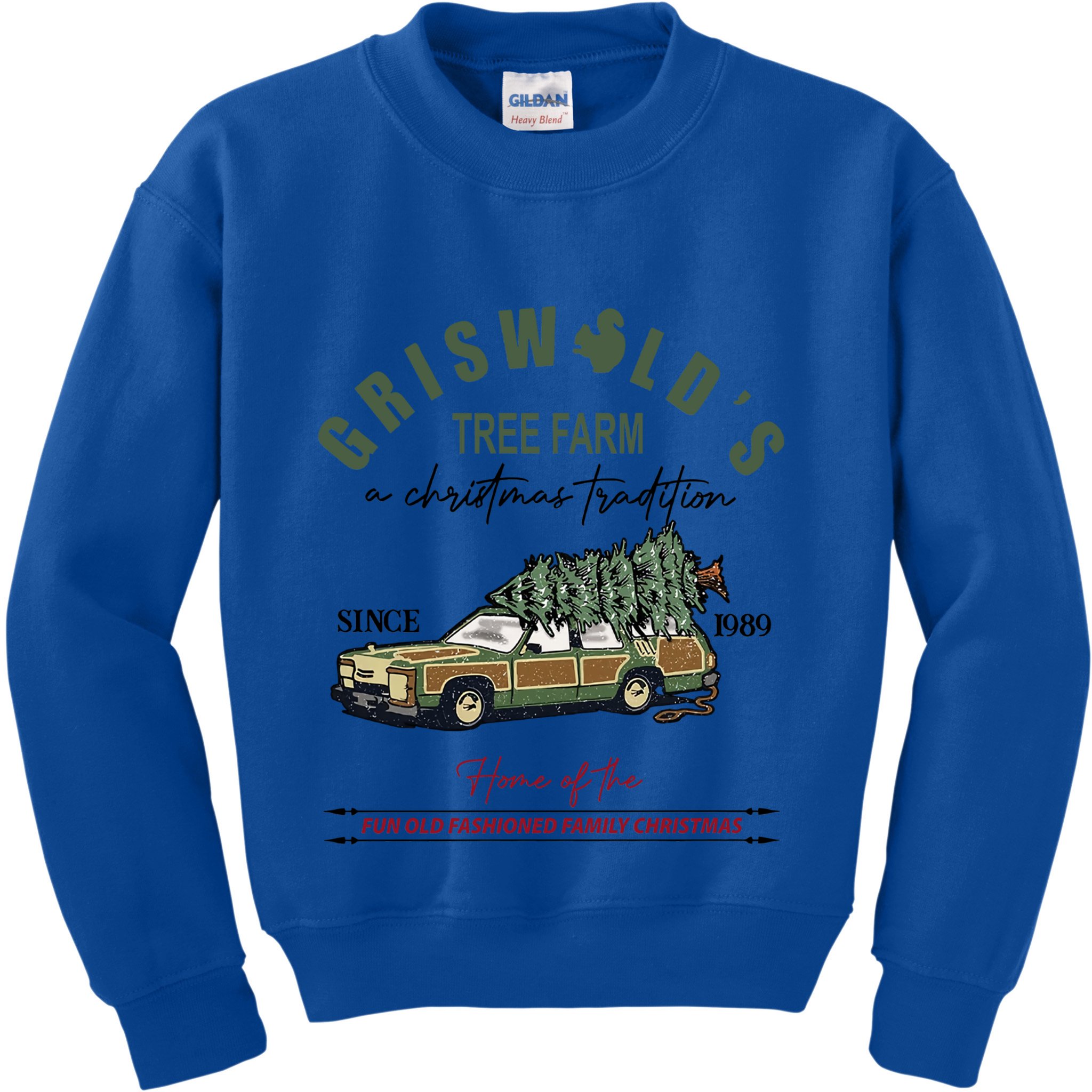 GriswoldS Tree Farm Since 1989 Graphic Cute Gift Meaningful Gift Kids Sweatshirt