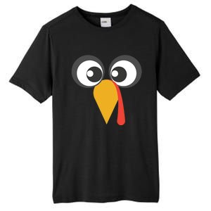 GIANT TURKEY FACE Shirt Funny THANKSGIVING Holiday Costume Tall Fusion ChromaSoft Performance T-Shirt