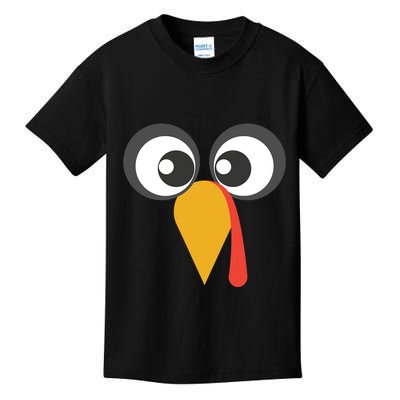 GIANT TURKEY FACE Shirt Funny THANKSGIVING Holiday Costume Kids T-Shirt