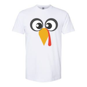 GIANT TURKEY FACE Shirt Funny THANKSGIVING Holiday Costume Softstyle CVC T-Shirt