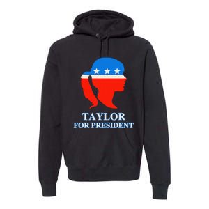 Groovy Taylor For President 2024 Premium Hoodie