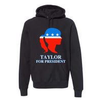 Groovy Taylor For President 2024 Premium Hoodie