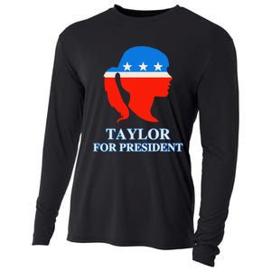 Groovy Taylor For President 2024 Cooling Performance Long Sleeve Crew