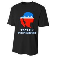 Groovy Taylor For President 2024 Performance Sprint T-Shirt