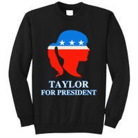 Groovy Taylor For President 2024 Tall Sweatshirt