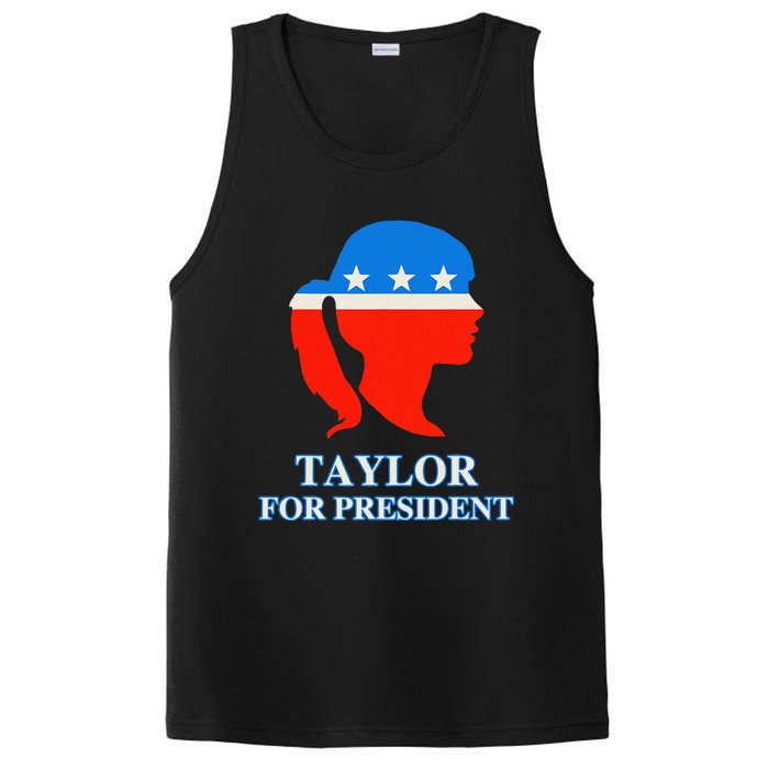 Groovy Taylor For President 2024 PosiCharge Competitor Tank