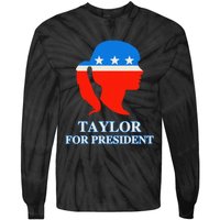 Groovy Taylor For President 2024 Tie-Dye Long Sleeve Shirt