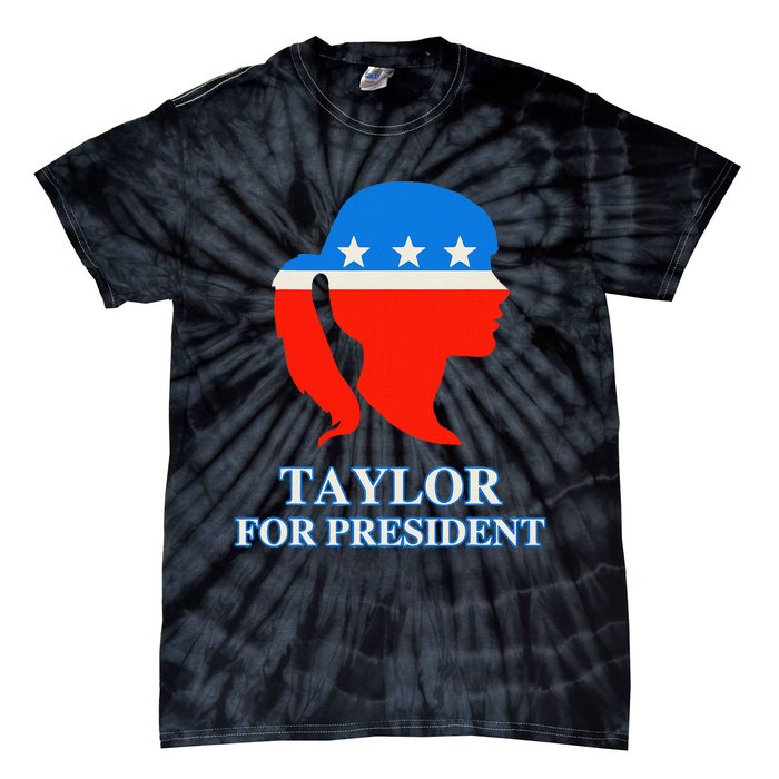 Groovy Taylor For President 2024 Tie-Dye T-Shirt