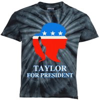 Groovy Taylor For President 2024 Kids Tie-Dye T-Shirt