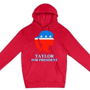 Groovy Taylor For President 2024 Premium Pullover Hoodie