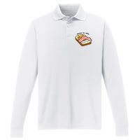 Gudetama Thankful For Sleep Toasty Performance Long Sleeve Polo