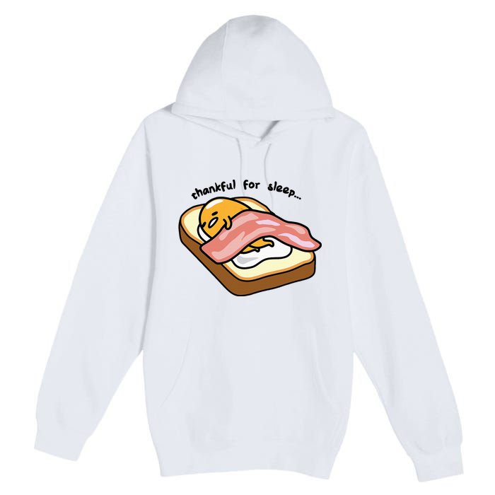 Gudetama Thankful For Sleep Toasty Premium Pullover Hoodie