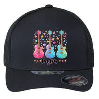 Girl Taylor First Name Personalized Groovy 80S Flexfit Unipanel Trucker Cap