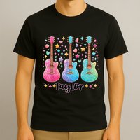 Girl Taylor First Name Personalized Groovy 80S T-Shirt