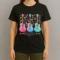 Girl Taylor First Name Personalized Groovy 80S T-Shirt