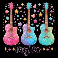 Girl Taylor First Name Personalized Groovy 80S Backpack