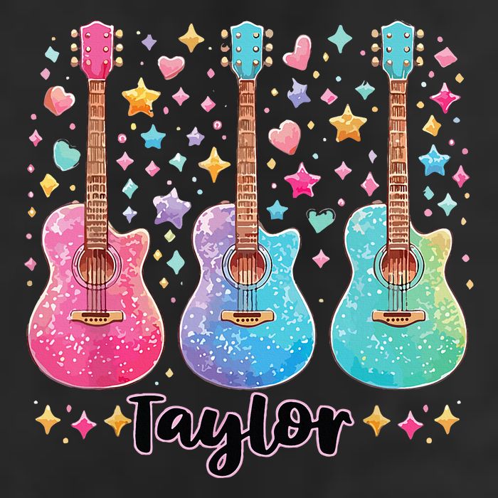 Girl Taylor First Name Personalized Groovy 80S Adult Drive Performance Visor