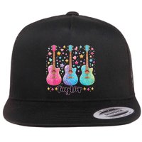 Girl Taylor First Name Personalized Groovy 80S Flatbill Hat