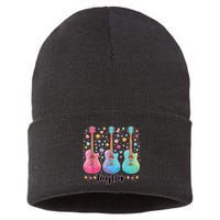 Girl Taylor First Name Personalized Groovy 80S Sustainable Knit Beanie